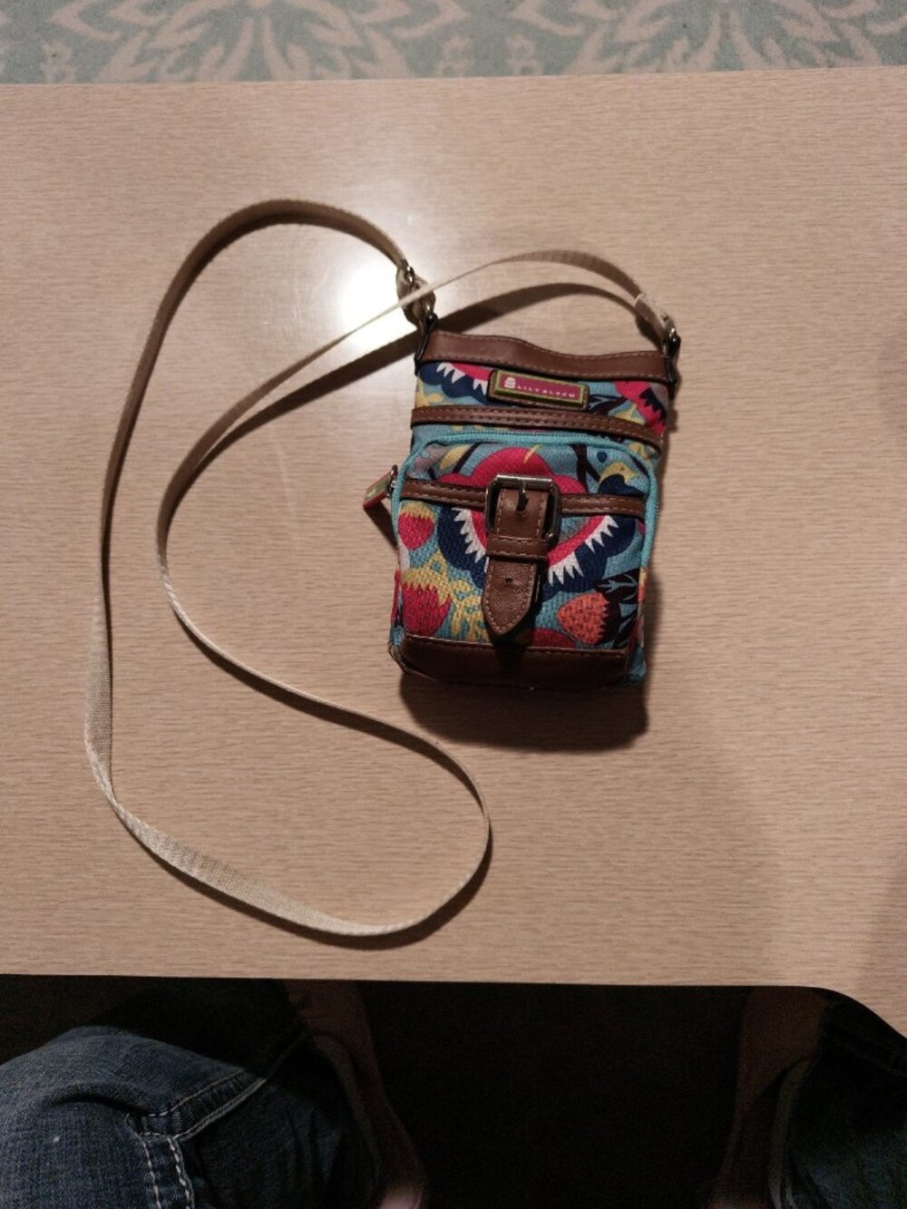Lily Bloom Women's Crossbody Bag Purse Floral Pattern Just Adorable!